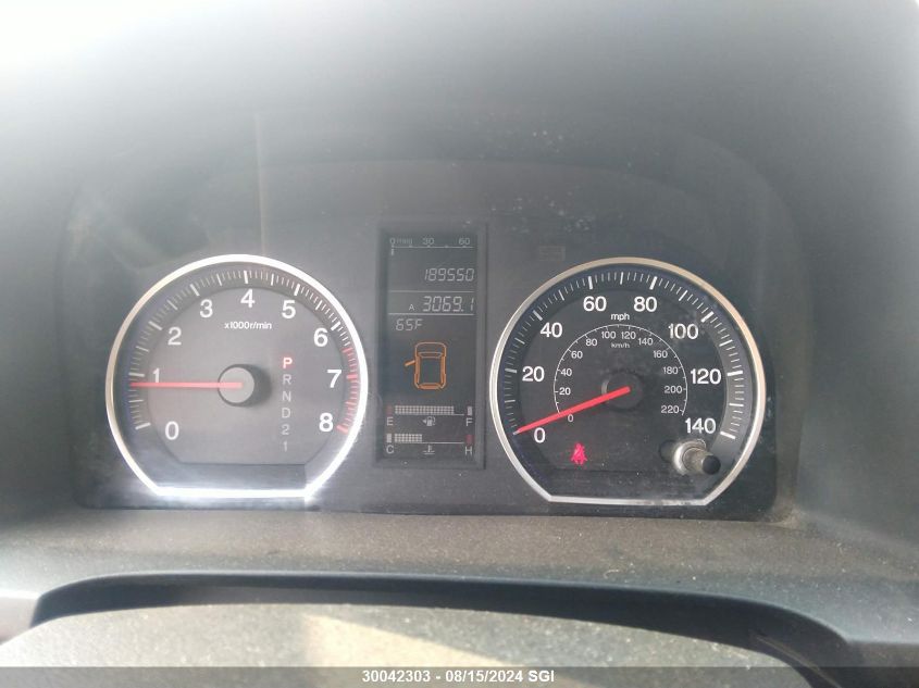 2009 Honda Cr-V Ex VIN: JHLRE48529C008860 Lot: 30042303