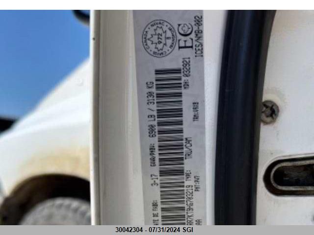 2017 Ram 1500 St VIN: 3C6RR7KT9HG703219 Lot: 30042304