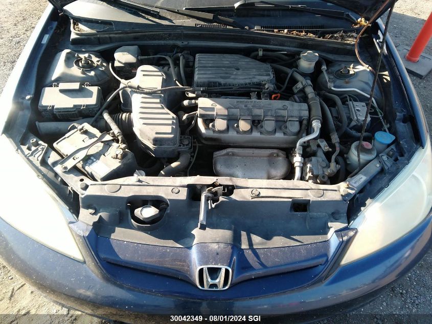 2004 Honda Civic Si VIN: 2HGES168X4H901513 Lot: 30042349