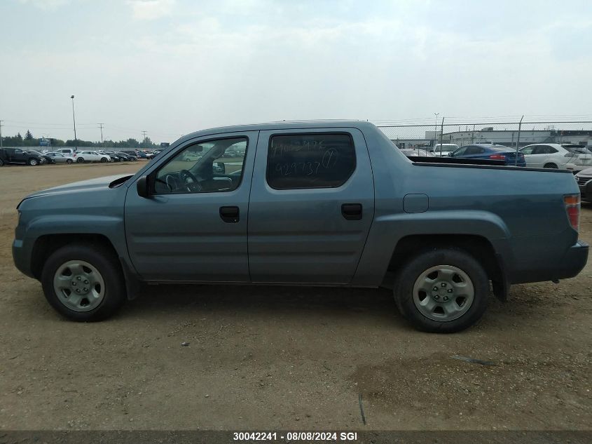 2007 Honda Ridgeline Rts VIN: 2HJYK16447H002476 Lot: 30042241