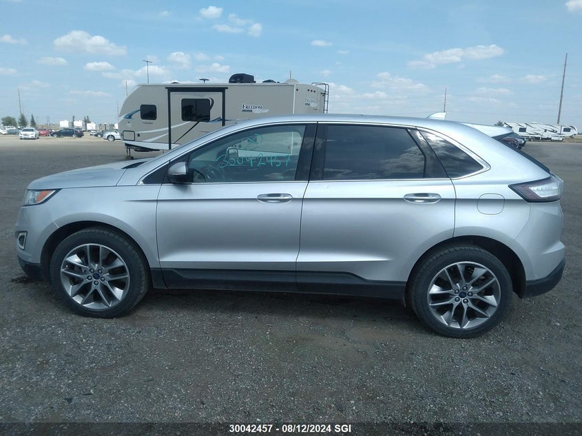 2015 Ford Edge Titanium VIN: 2FMPK4K88FBB57443 Lot: 30042457