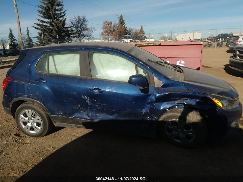 2017 Chevrolet Trax Ls VIN: 3GNCJKSB0HL199996 Lot: 30042148