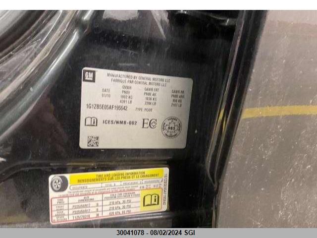 2010 Chevrolet Malibu Ls VIN: 1G1ZB5E05AF195642 Lot: 30041078