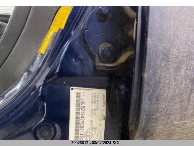 2000 Honda Cr-V Lx VIN: JHLRD1842YC801390 Lot: 30028613