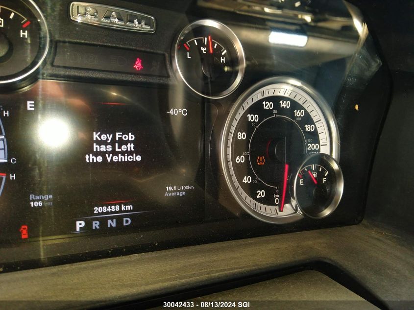 2013 Ram 1500 Laramie VIN: 1C6RR7NT8DS708281 Lot: 30042433