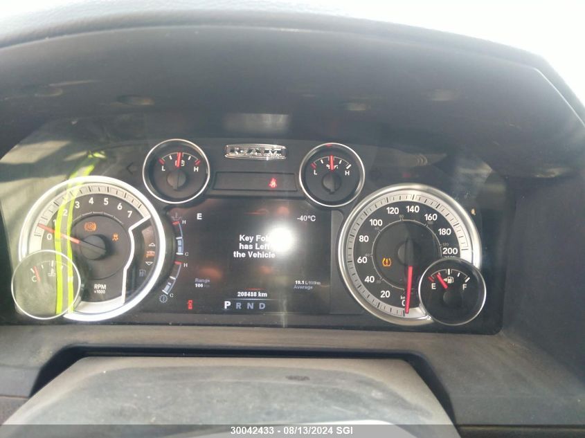 2013 Ram 1500 Laramie VIN: 1C6RR7NT8DS708281 Lot: 30042433