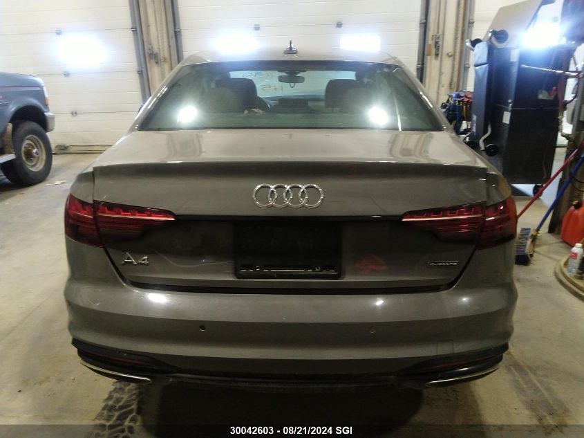 2020 Audi A4 Prestige VIN: WAUFNAF42LA040815 Lot: 30042603