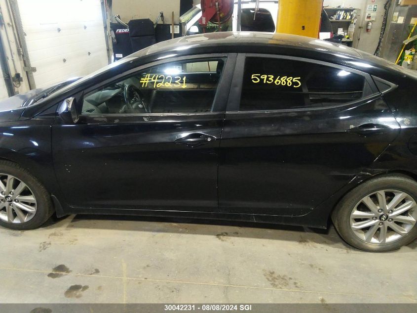 2015 Hyundai Elantra Se/Sport/Limited VIN: KMHDH4AE4FU242914 Lot: 30042231