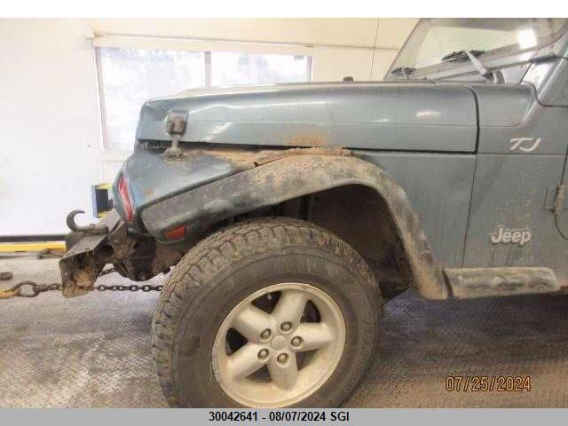 1998 Jeep Wrangler / Tj Se VIN: 1J4FY29P3WP752994 Lot: 30042641