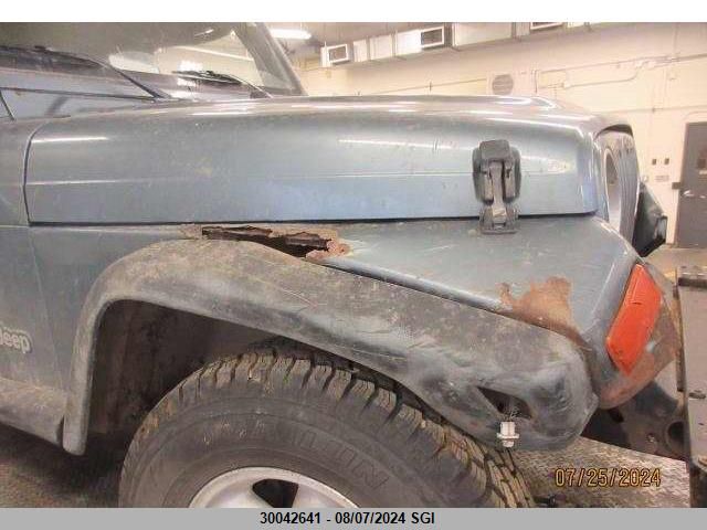 1998 Jeep Wrangler / Tj Se VIN: 1J4FY29P3WP752994 Lot: 30042641