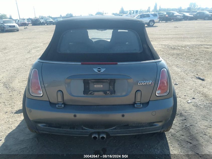 2005 Mini Cooper S VIN: WMWRH33495TF81049 Lot: 30042647