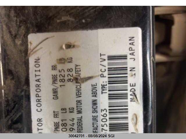 2012 Mazda 3 I VIN: JM1BL1V77C1675063 Lot: 30042701