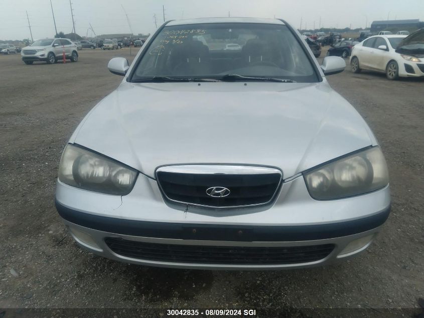 2002 Hyundai Elantra Gls/Gt VIN: KMHDN55D02U069306 Lot: 30042835