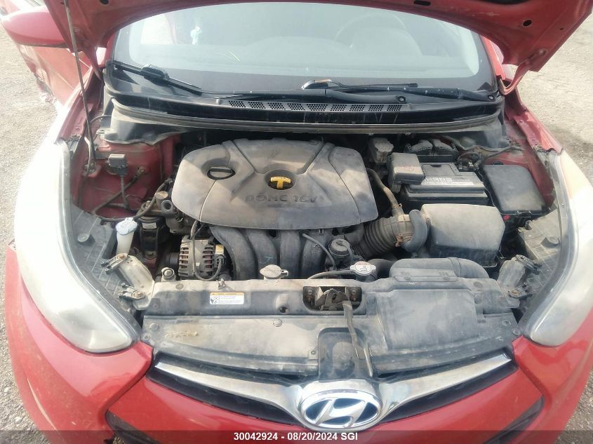 2013 Hyundai Elantra Coupe Gs/Se VIN: KMHDH6AE6DU021727 Lot: 30042924