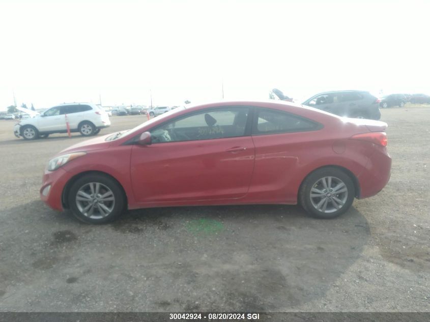 2013 Hyundai Elantra Coupe Gs/Se VIN: KMHDH6AE6DU021727 Lot: 30042924