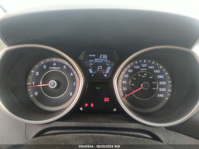 2013 Hyundai Elantra Coupe Gs/Se VIN: KMHDH6AE6DU021727 Lot: 30042924