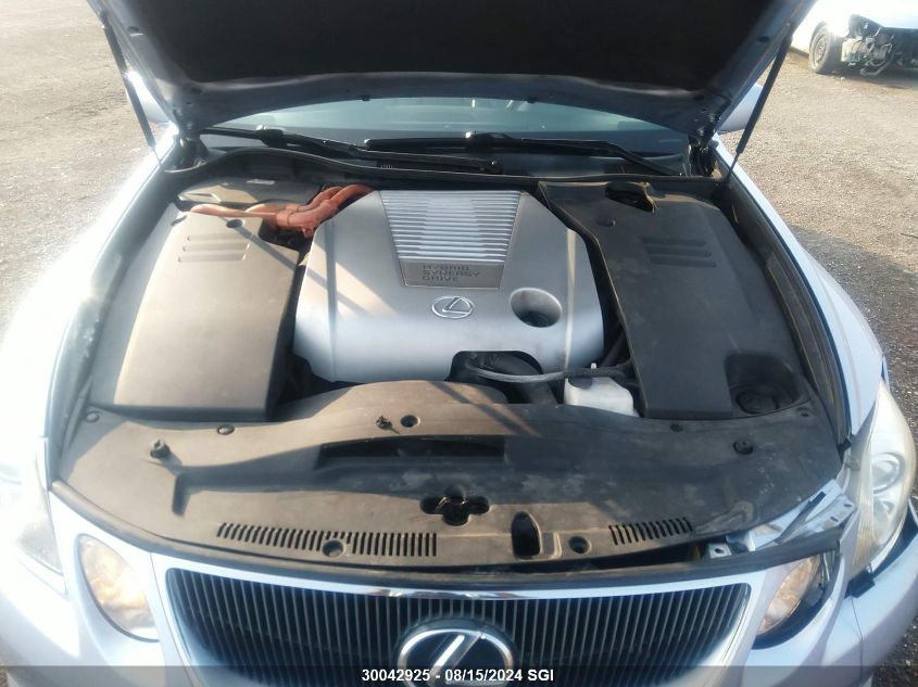 2007 Lexus Gs 450H VIN: JTHBC96SX75002492 Lot: 30042925