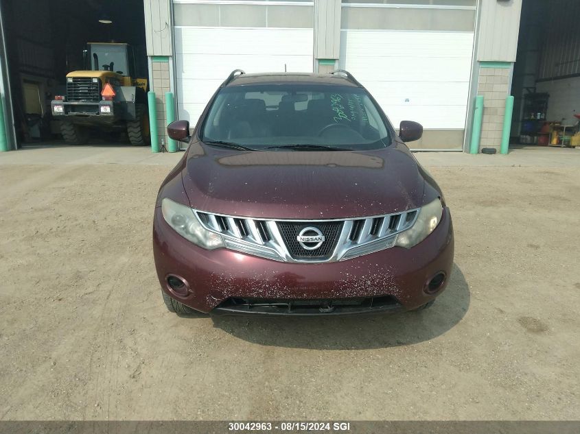 2009 Nissan Murano S/Sl/Le VIN: JN8AZ18W09W202408 Lot: 30042963