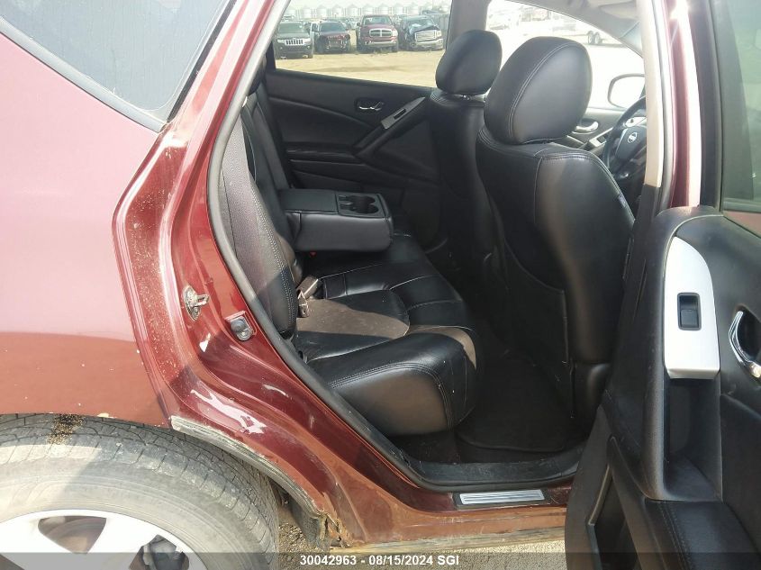 2009 Nissan Murano S/Sl/Le VIN: JN8AZ18W09W202408 Lot: 30042963