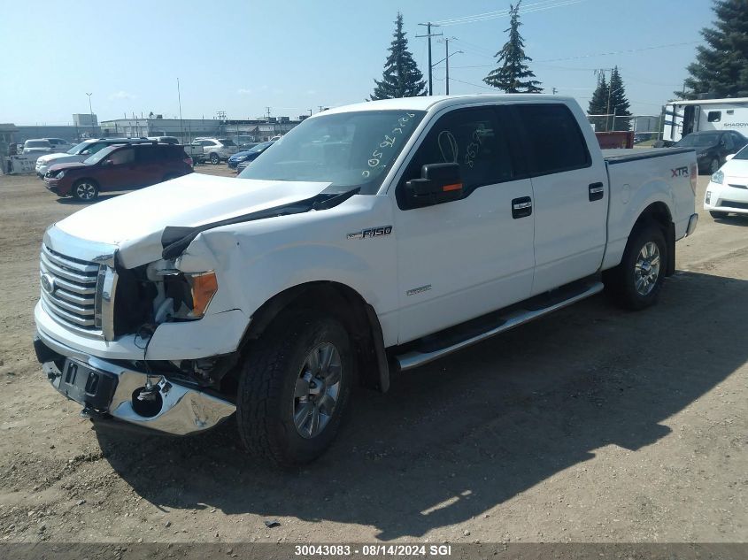 2011 Ford F150 Supercrew VIN: 1FTFW1ET4BFB86370 Lot: 30043083