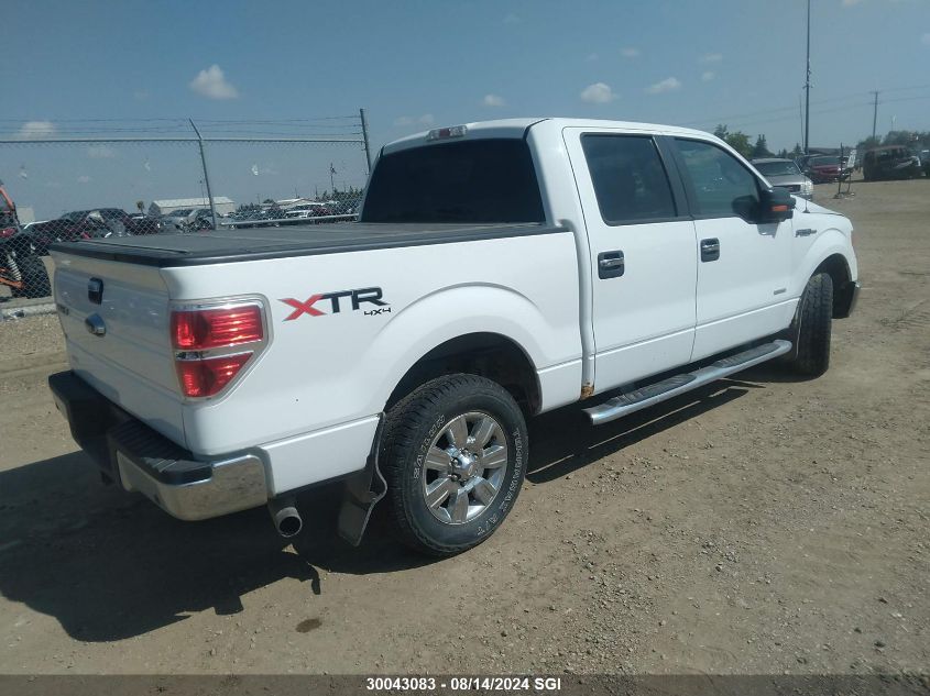 2011 Ford F150 Supercrew VIN: 1FTFW1ET4BFB86370 Lot: 30043083