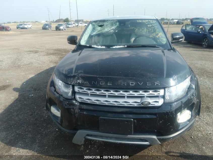 2013 Land Rover Range Rover Evoque Prestige Premium VIN: SALVV2BGXDH755265 Lot: 30043136