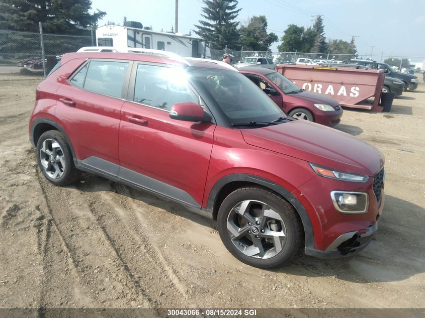 2021 Hyundai Venue Sel/Denim VIN: KMHRC8A32MU101122 Lot: 30043066