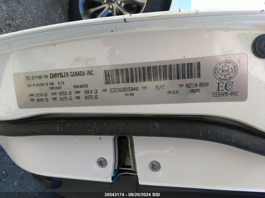 2014 Chrysler 300 S VIN: 2C3CCAGG9EH330403 Lot: 30043174