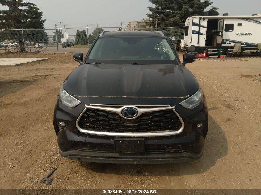 2021 Toyota Highlander Hybrid Xle VIN: 5TDGBRCHXMS535578 Lot: 30038405