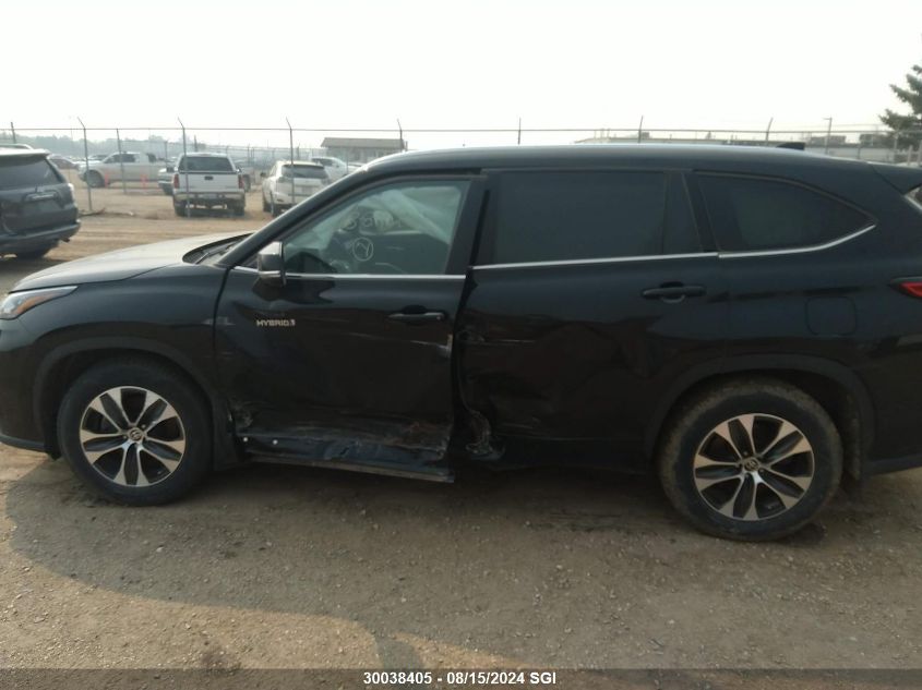 2021 Toyota Highlander Hybrid Xle VIN: 5TDGBRCHXMS535578 Lot: 30038405