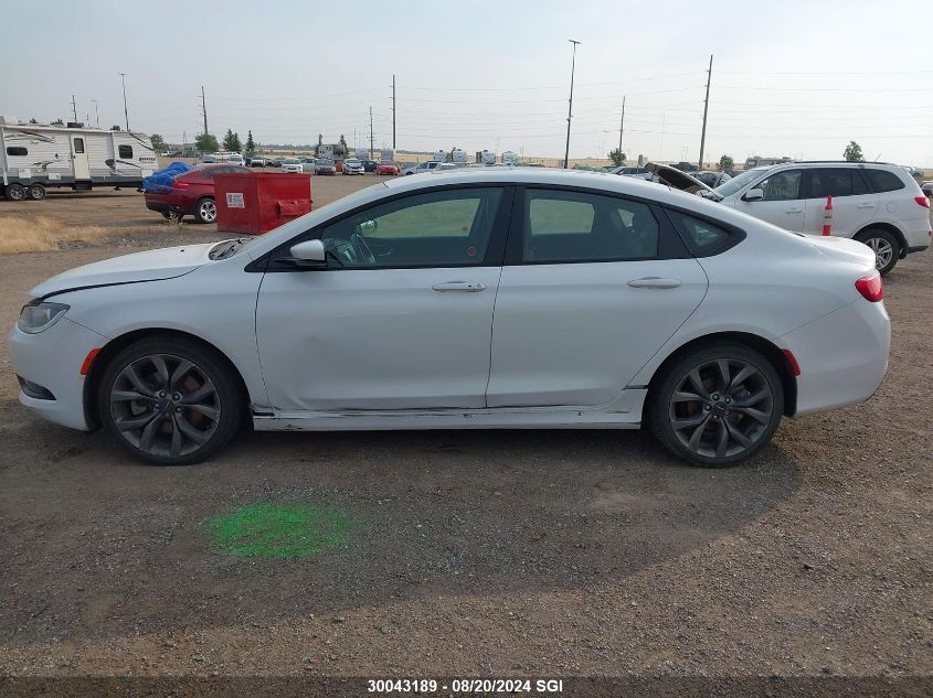 2015 Chrysler 200 S VIN: 1C3CCCDG2FN592952 Lot: 30043189