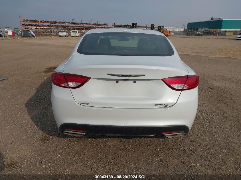 2015 Chrysler 200 S VIN: 1C3CCCDG2FN592952 Lot: 30043189