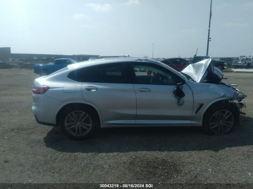 2021 BMW X4 xDrive30I VIN: 5UX2V1C0XM9F48196 Lot: 30043219