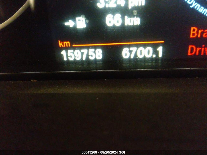 2014 BMW 320 I xDrive VIN: WBA3C3G5XENS70416 Lot: 30043268