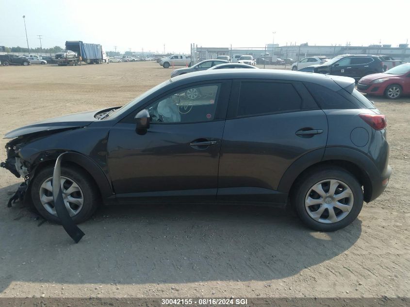 2017 Mazda Cx-3 Sport VIN: JM1DKFB71H0155421 Lot: 30042155
