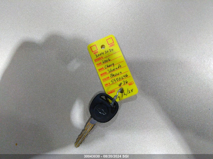 2006 Chevrolet Silverado K1500 VIN: 1GCEK19B36Z243610 Lot: 30043030