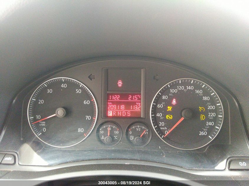 2007 Volkswagen Jetta 2.5 Option Package 2 VIN: 3VWDF81K27M136357 Lot: 30043005