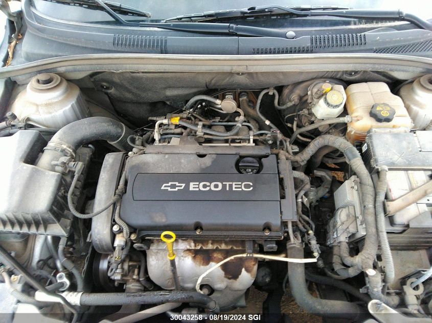 2012 Chevrolet Cruze Ls VIN: 1G1PD5SH3C7222992 Lot: 30043258