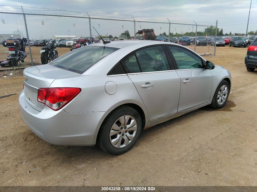 2012 Chevrolet Cruze Ls VIN: 1G1PD5SH3C7222992 Lot: 30043258