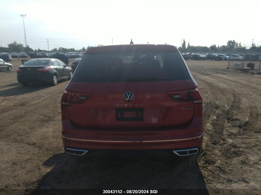 2024 Volkswagen Tiguan Sel R-Line Black VIN: 3VV4B7AX6RM074132 Lot: 30043152