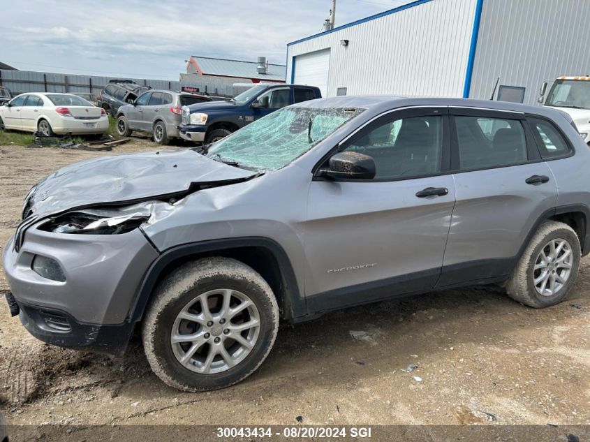 2016 Jeep Cherokee Sport VIN: 1C4PJMAS3GW315062 Lot: 30043434