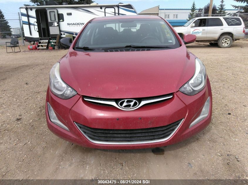 2015 Hyundai Elantra Se/Sport/Limited VIN: KMHDH4AH1FU305994 Lot: 30043475