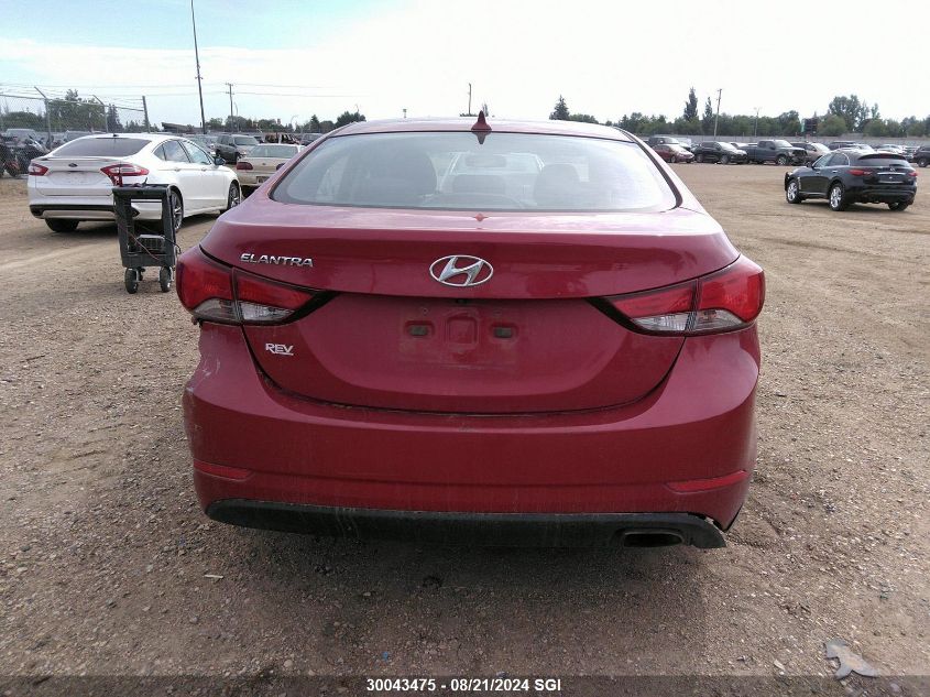 2015 Hyundai Elantra Se/Sport/Limited VIN: KMHDH4AH1FU305994 Lot: 30043475