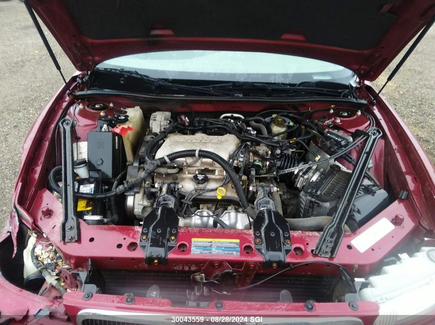 2003 Buick Century Custom VIN: 2G4WS52J031272592 Lot: 30043559