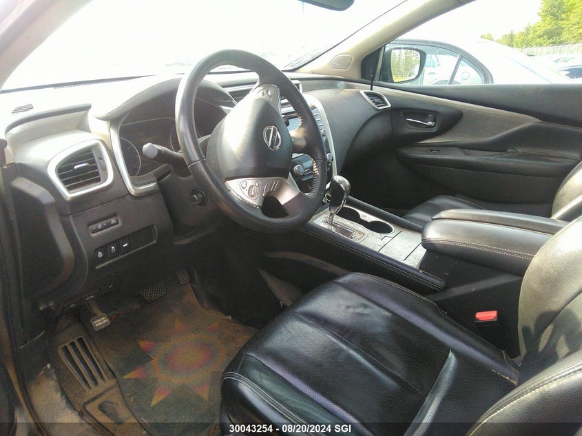 2016 Nissan Murano S/Sl/Sv/Platinum VIN: 5N1AZ2MH1GN162539 Lot: 30043254