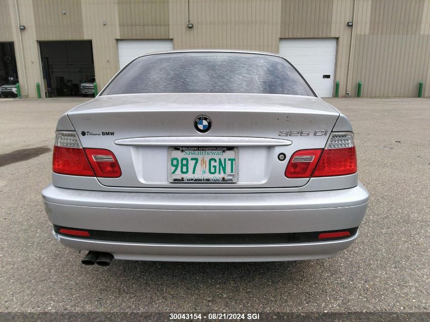 2004 BMW 325 Ci VIN: WBABD33484JY96686 Lot: 30043154