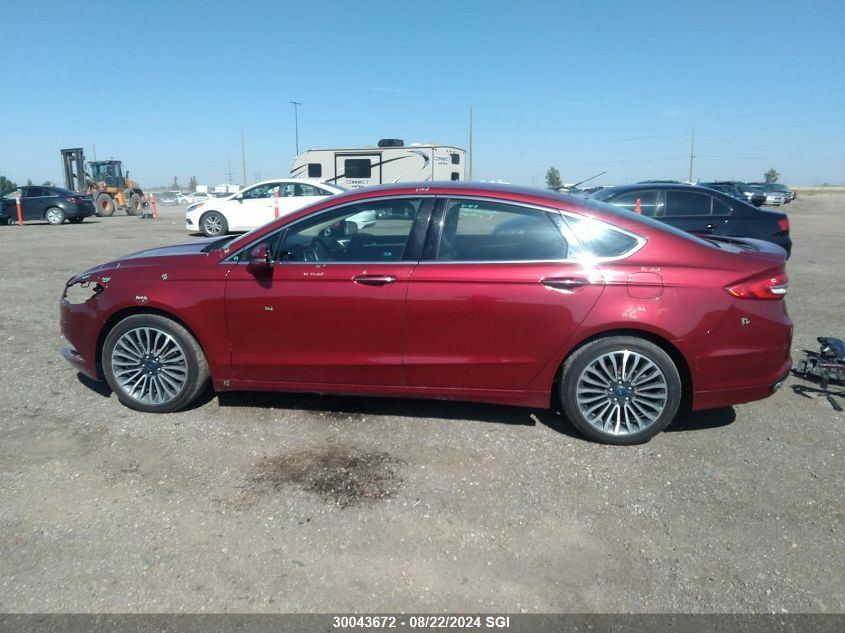 2017 Ford Fusion Titanium VIN: 3FA6P0D98HR121150 Lot: 30043672