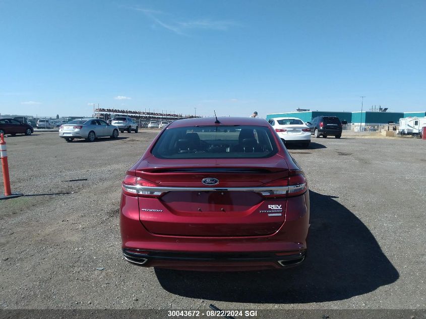 2017 Ford Fusion Titanium VIN: 3FA6P0D98HR121150 Lot: 30043672