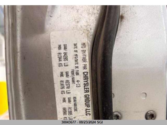 2013 Dodge Dart Sxt VIN: 1C3CDFBA5DD291561 Lot: 30043677