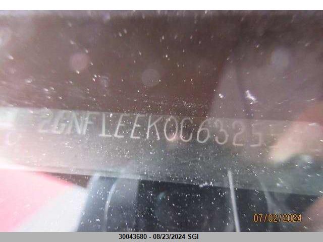 2012 Chevrolet Equinox Lt VIN: 2GNFLEEK0C6325548 Lot: 30043680